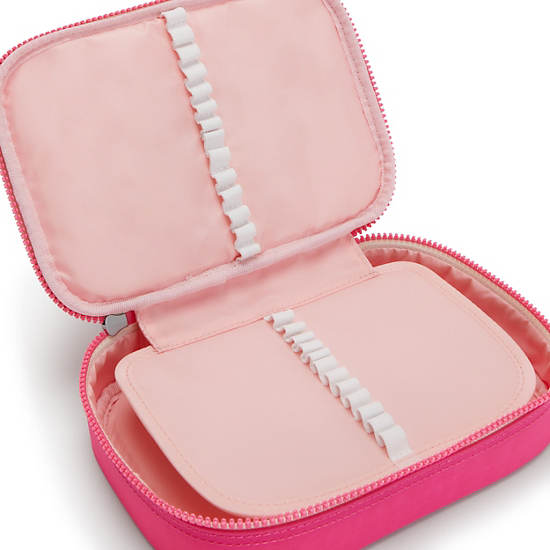 Kipling 100 Pens Classic Case Bags Fresh Pink | AU 2029VR